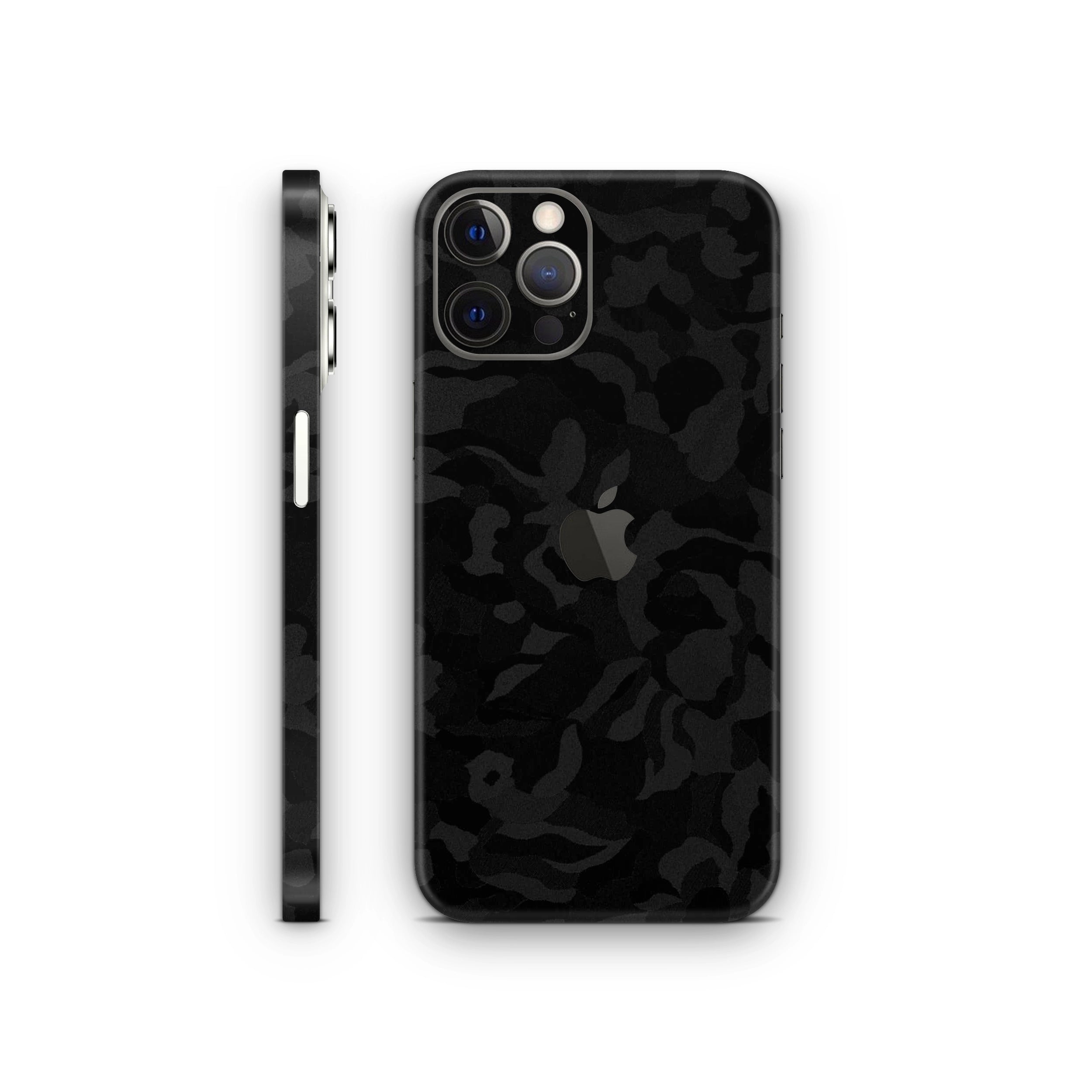 iPhone 12 Pro Siyah Kamuflaj Kaplama