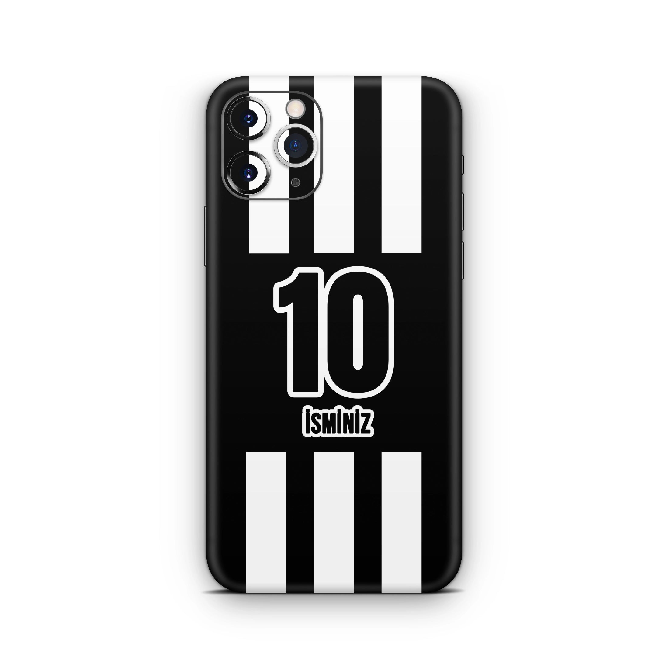 iPhone 11 Pro Siyah Beyaz Kaplama