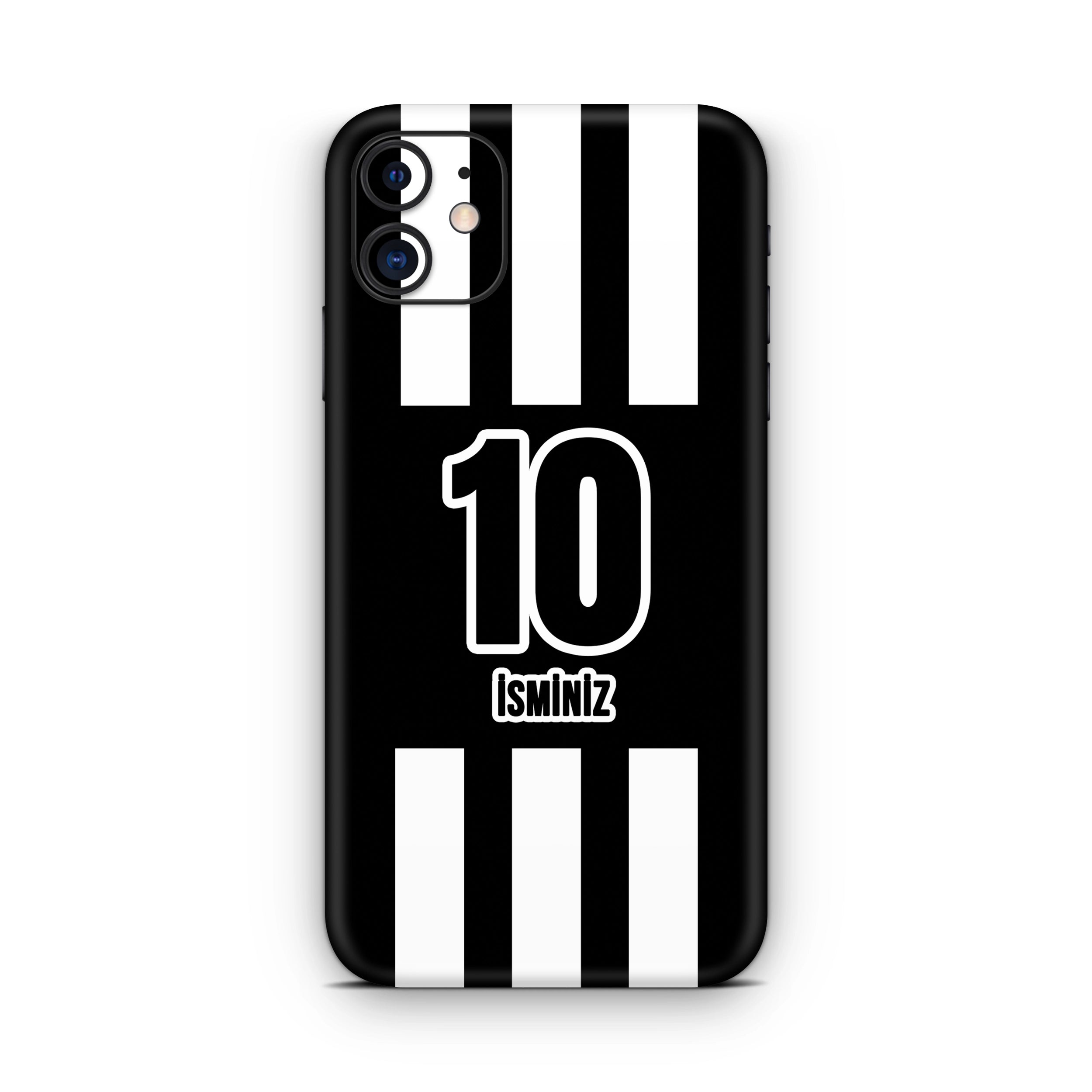 iPhone 11 Siyah Beyaz Kaplama