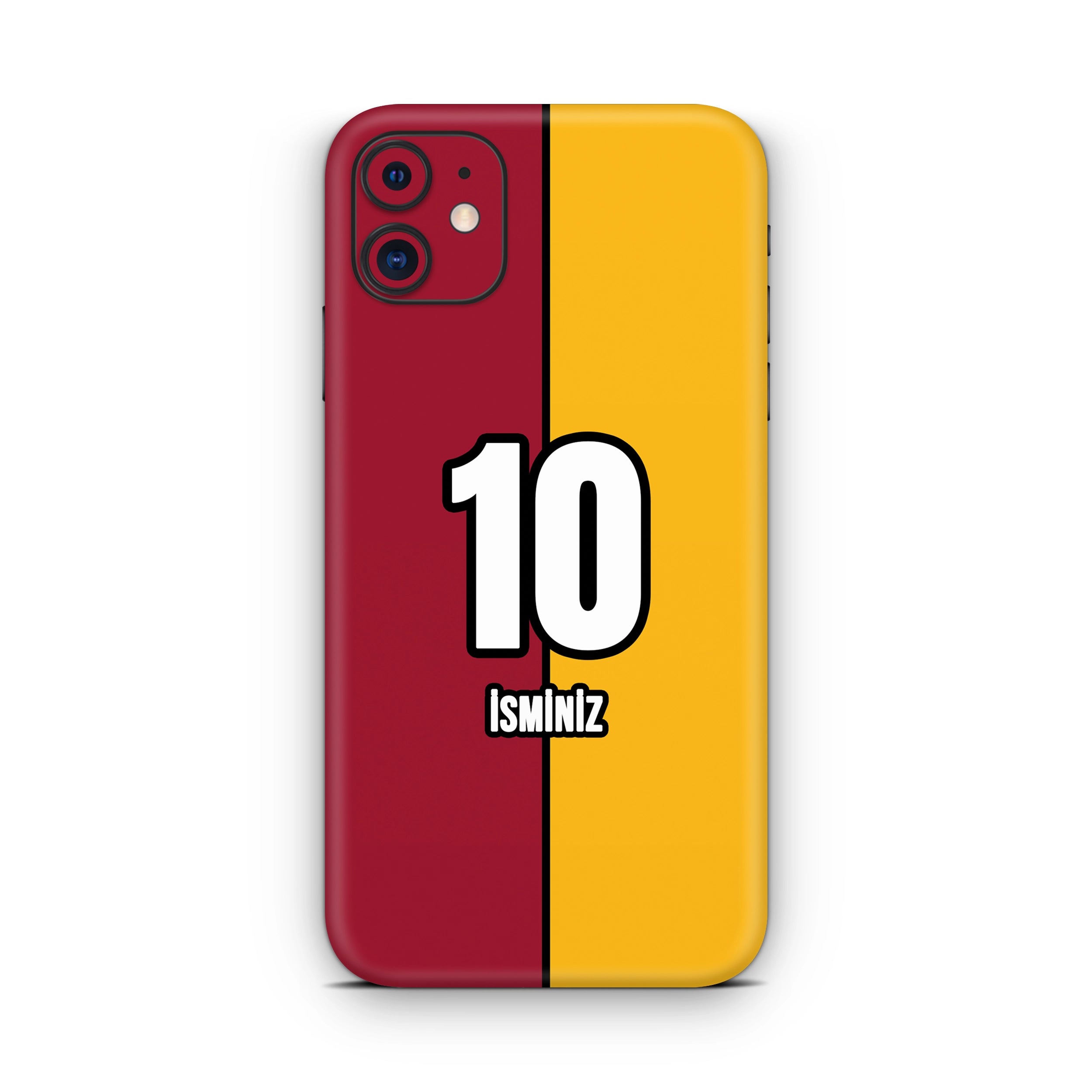 iPhone 11 Sarı Kırmızı Kaplama
