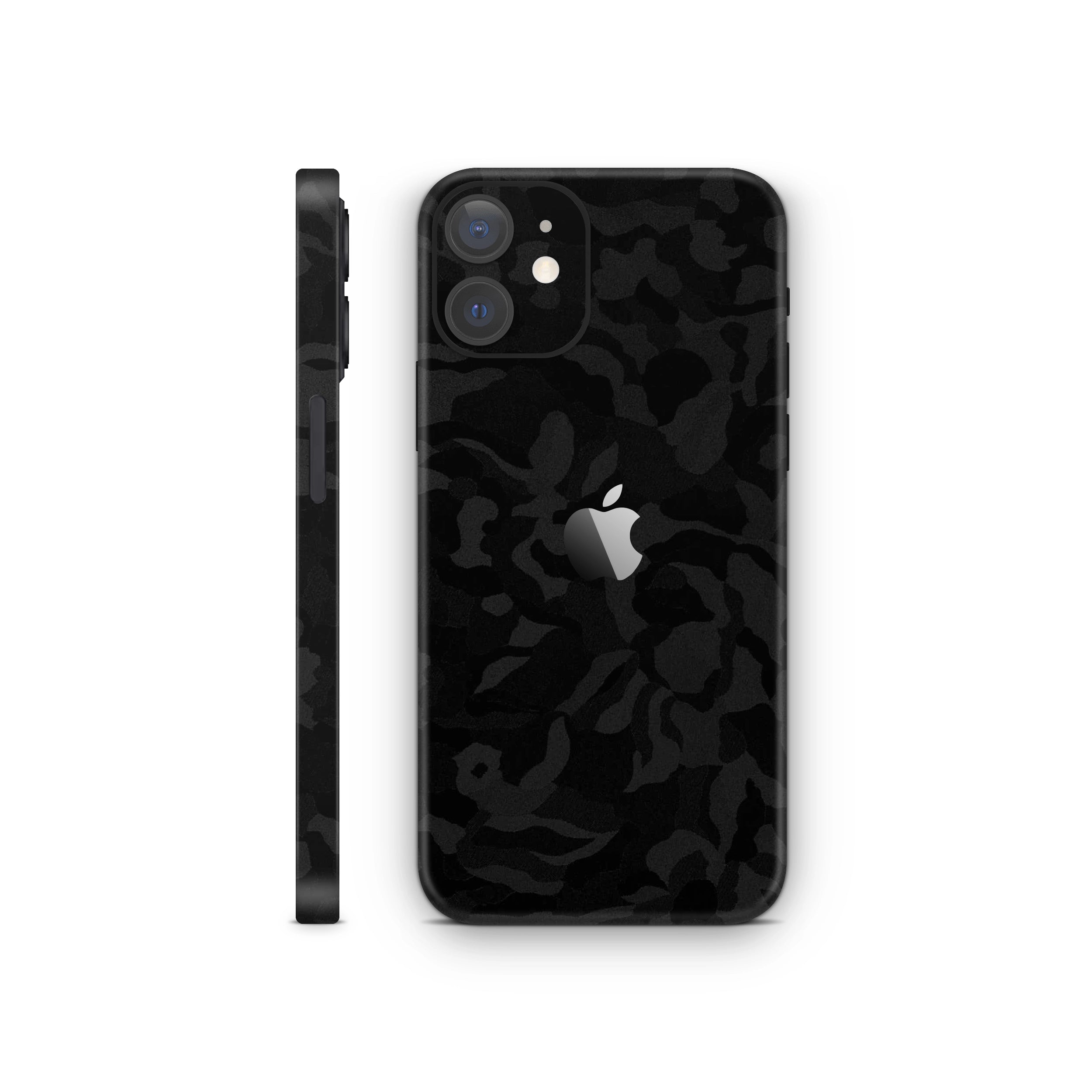 iPhone 12 Mini Siyah Kamuflaj Kaplama