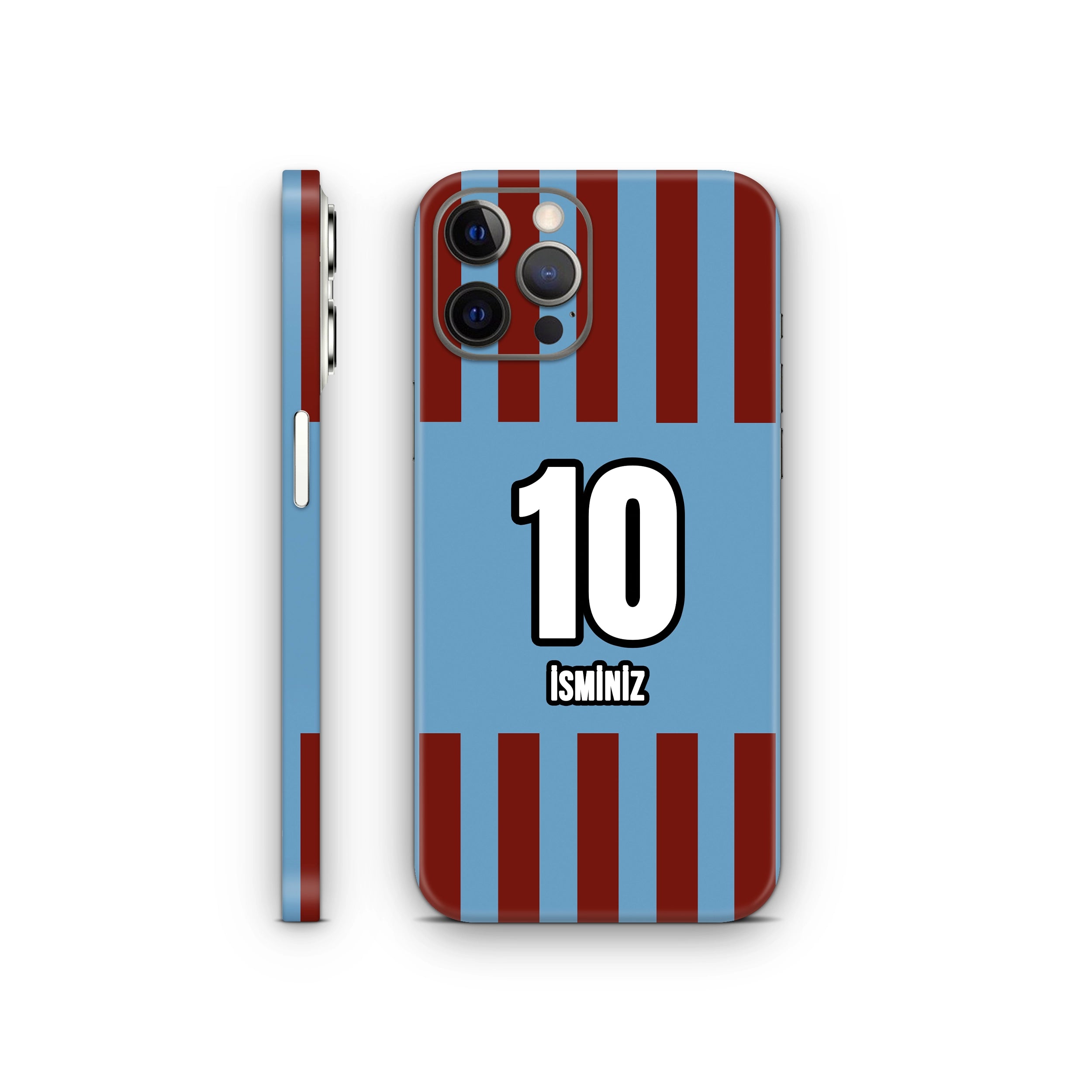 iPhone 12 Pro Bordo Mavi Kaplama
