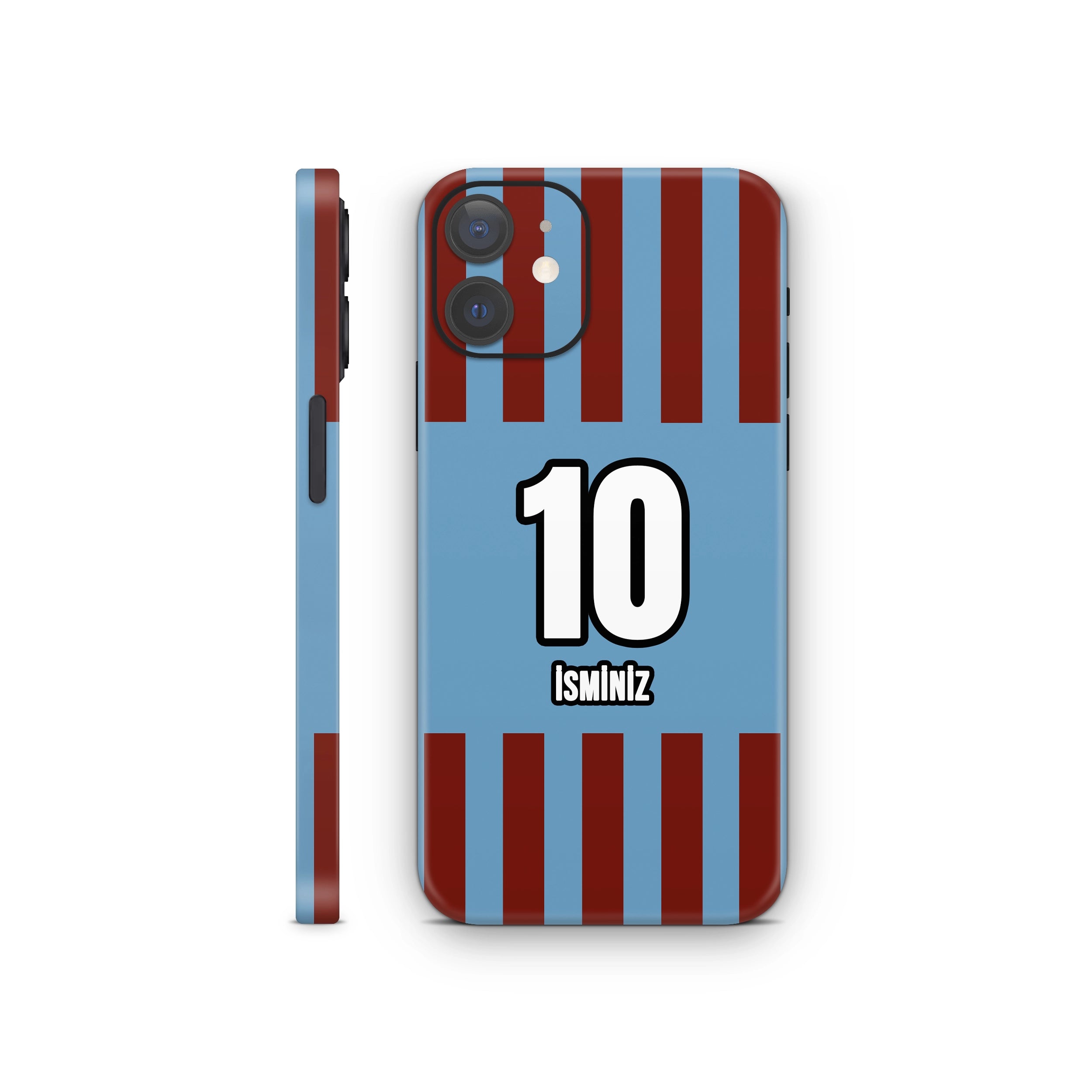 iPhone 12 Bordo Mavi Kaplama