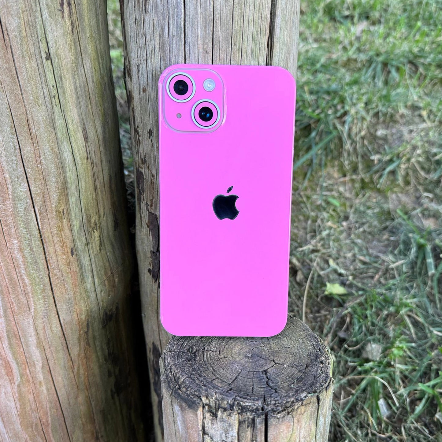 iPhone 13 Mini Skin Wrap Sticker Decal Pink Candy