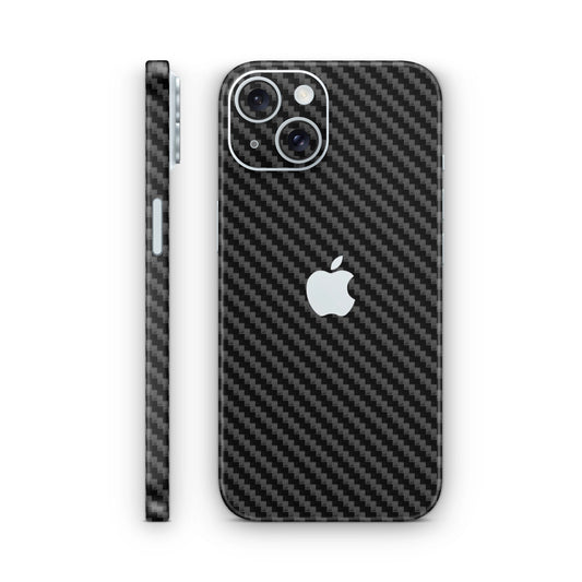 iPhone 13 Skin Wrap Sticker Decal Black Carbon