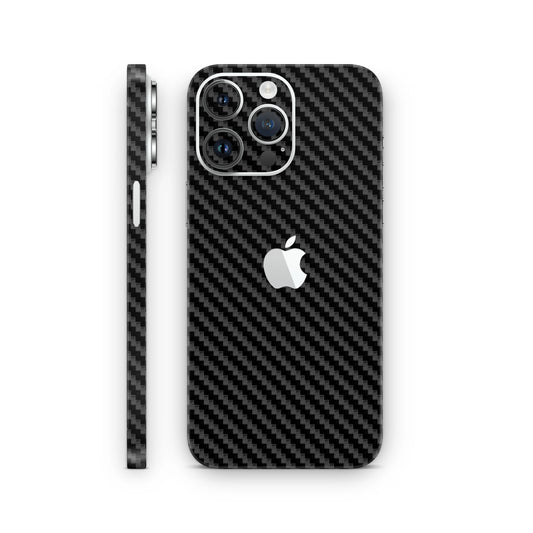 iPhone 14 Pro Max Skin Wrap Sticker Decal Black Carbon